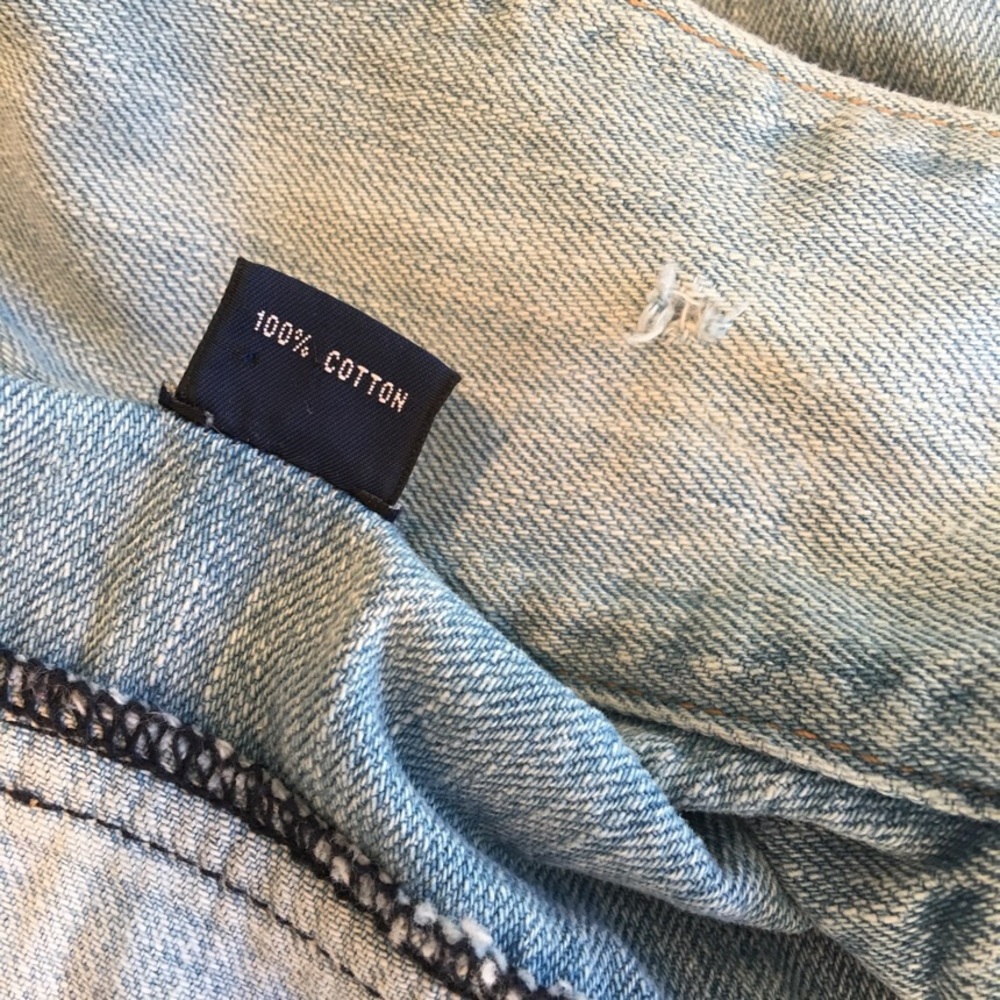 GAP Saddle Jean Denim Jacket Light Wash Size M - Picture 8 of 8